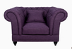 Низкое кресло Dasen Purple