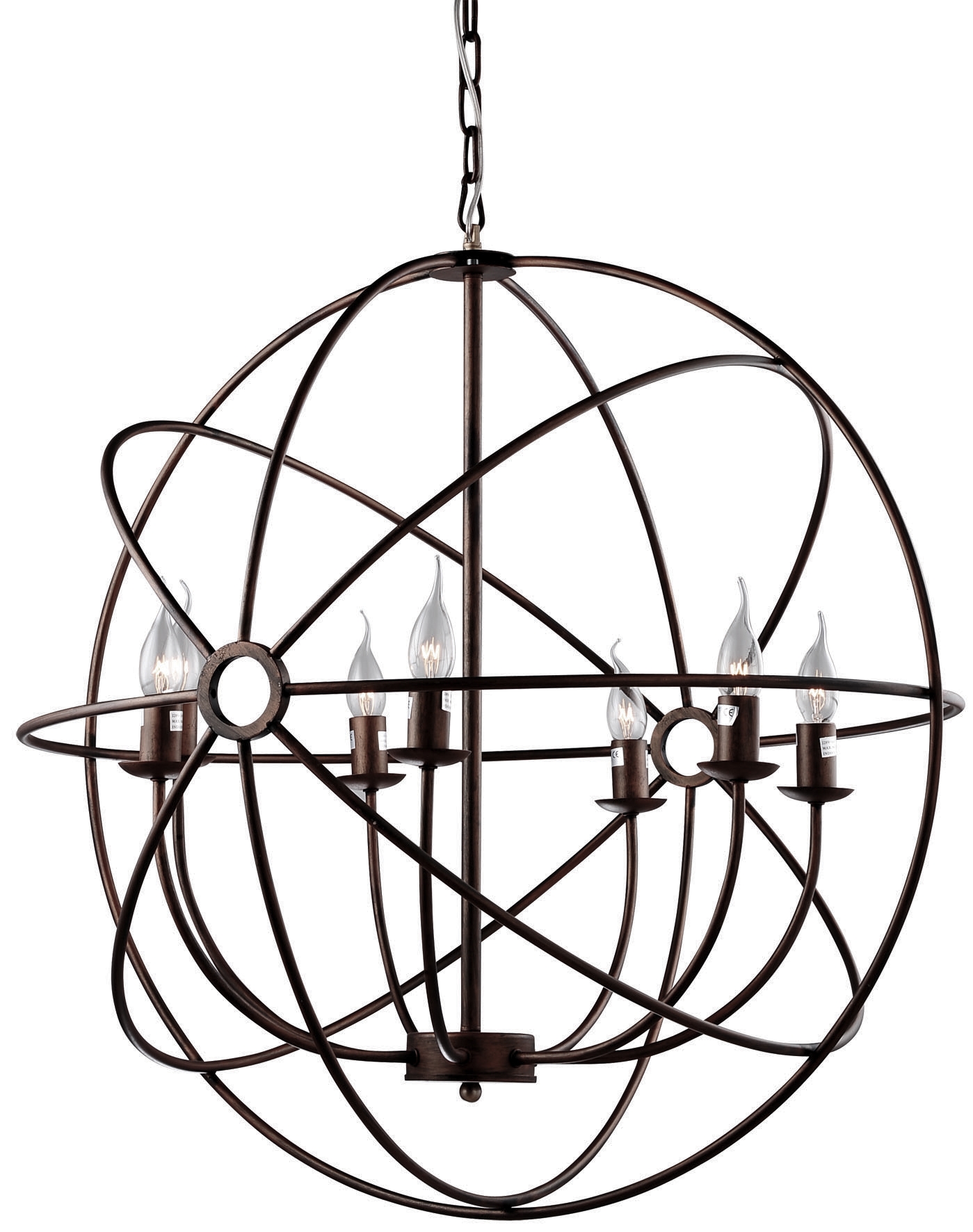 Светильник Foucault'S Orb Crystal Nude D62